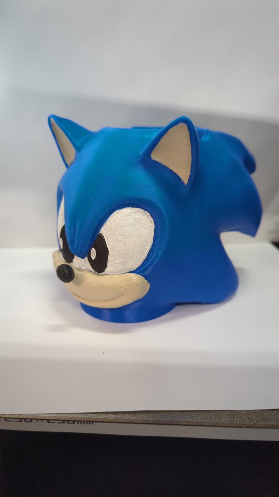 Sonic the Hedgehog Pencil Holder – Hand-Painted Desk Organizer
