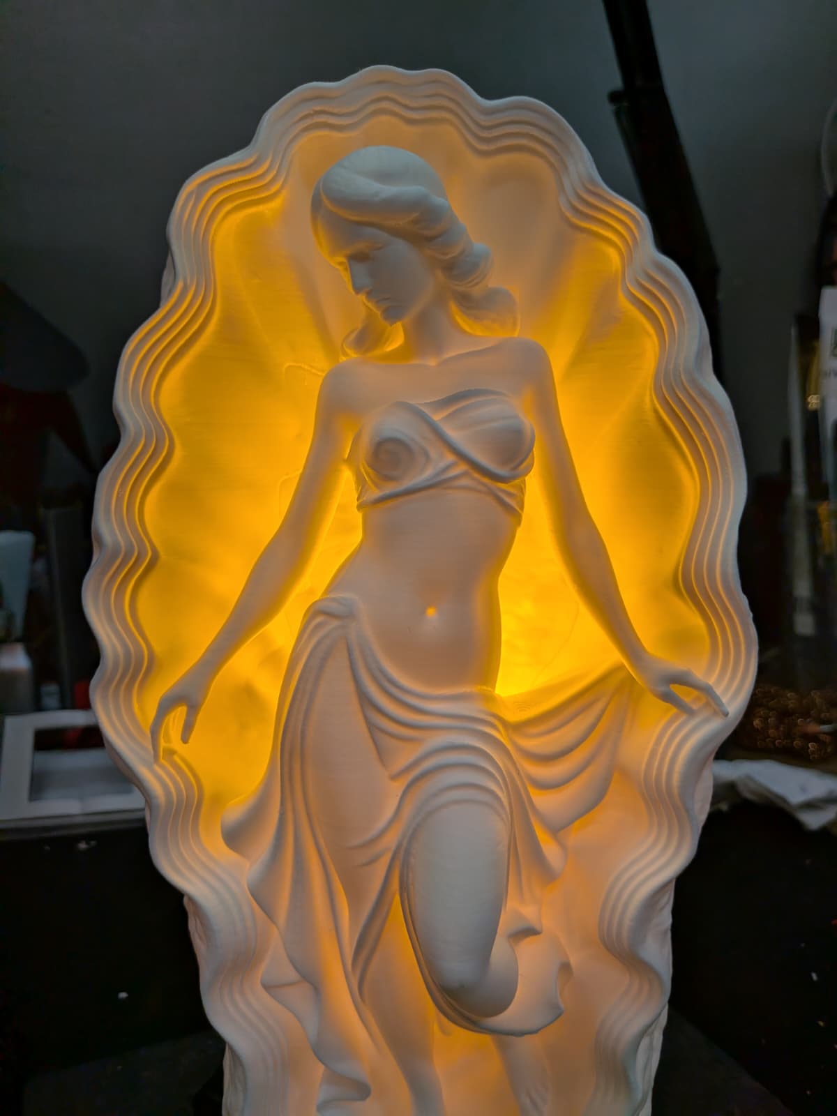 Apollo & Venus Shell Lamp Set