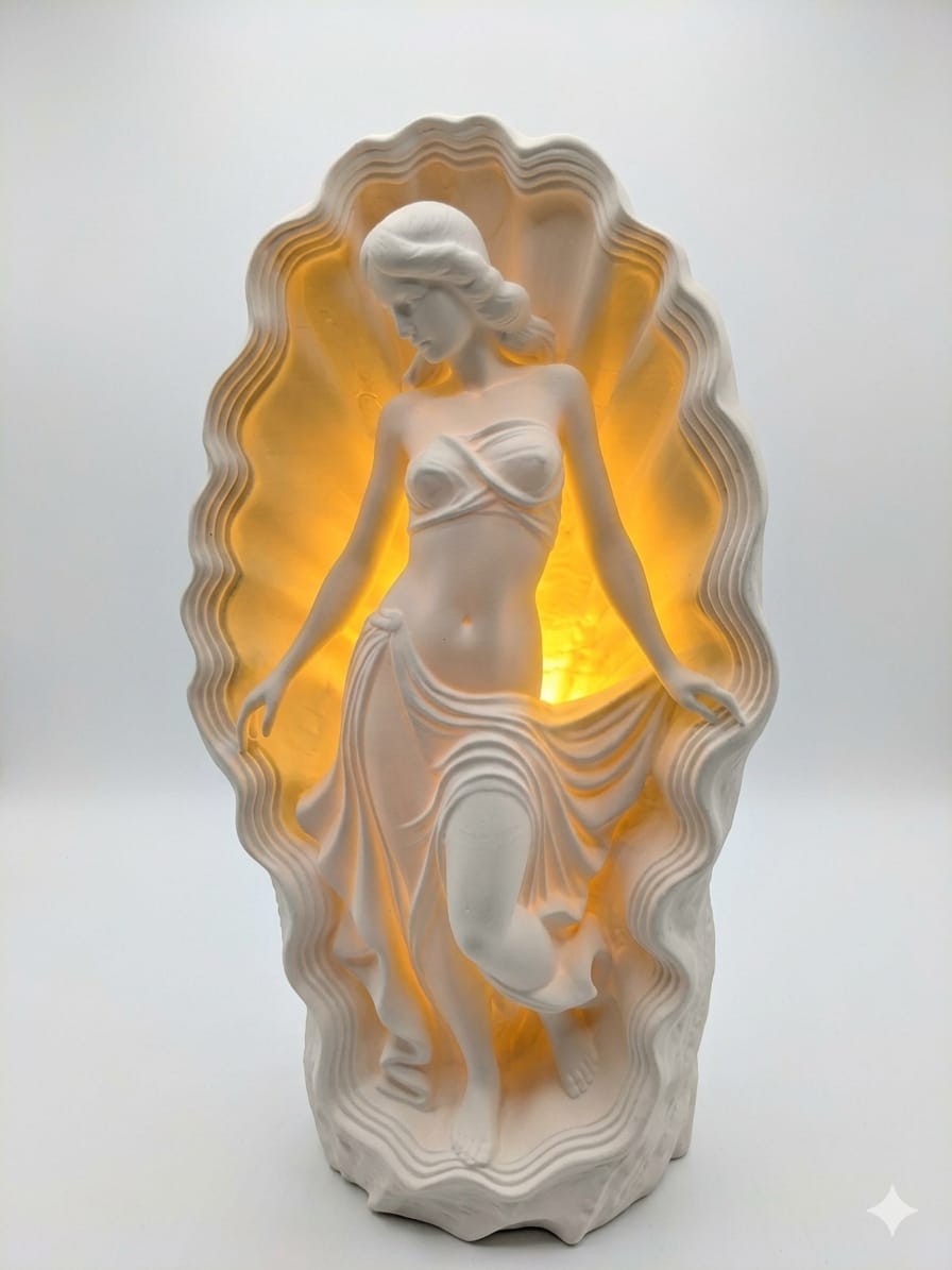 Apollo & Venus Shell Lamp Set