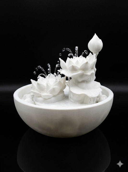 Lotus Flower Indoor Water Fountain