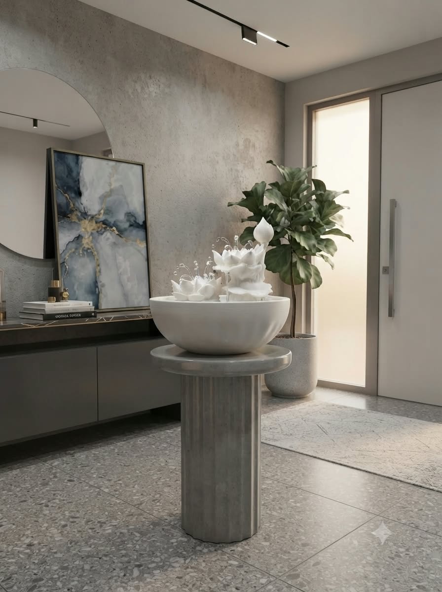 Lotus Flower Indoor Water Fountain