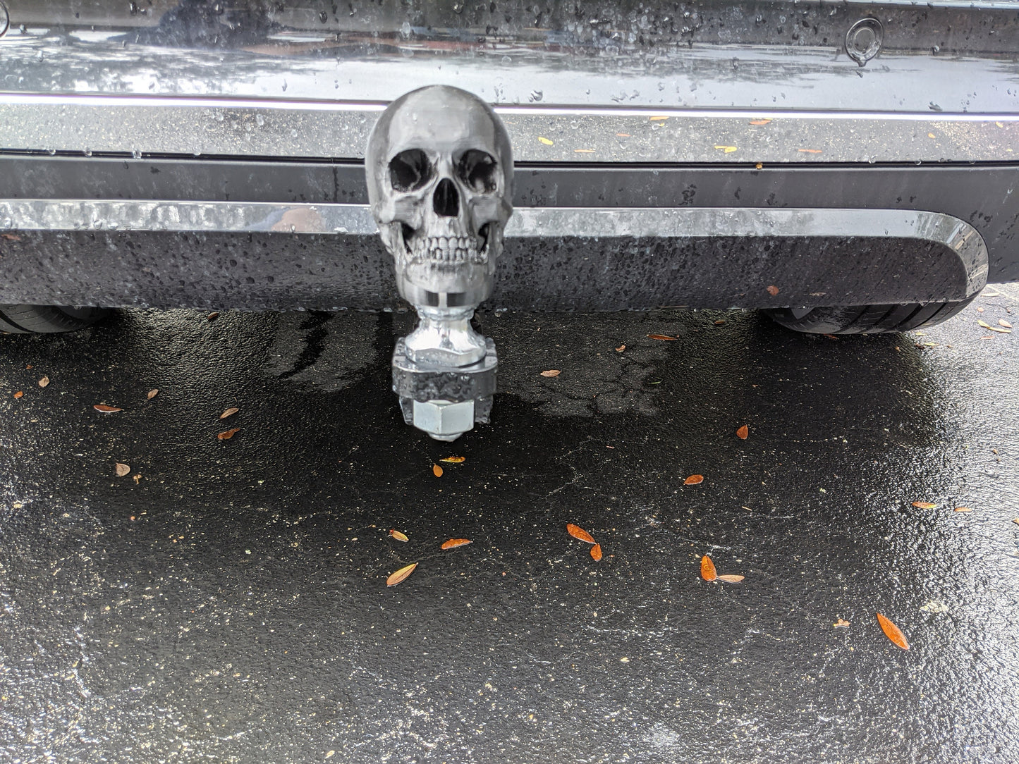 Skull Trailer Tow hook ball  hitch cover