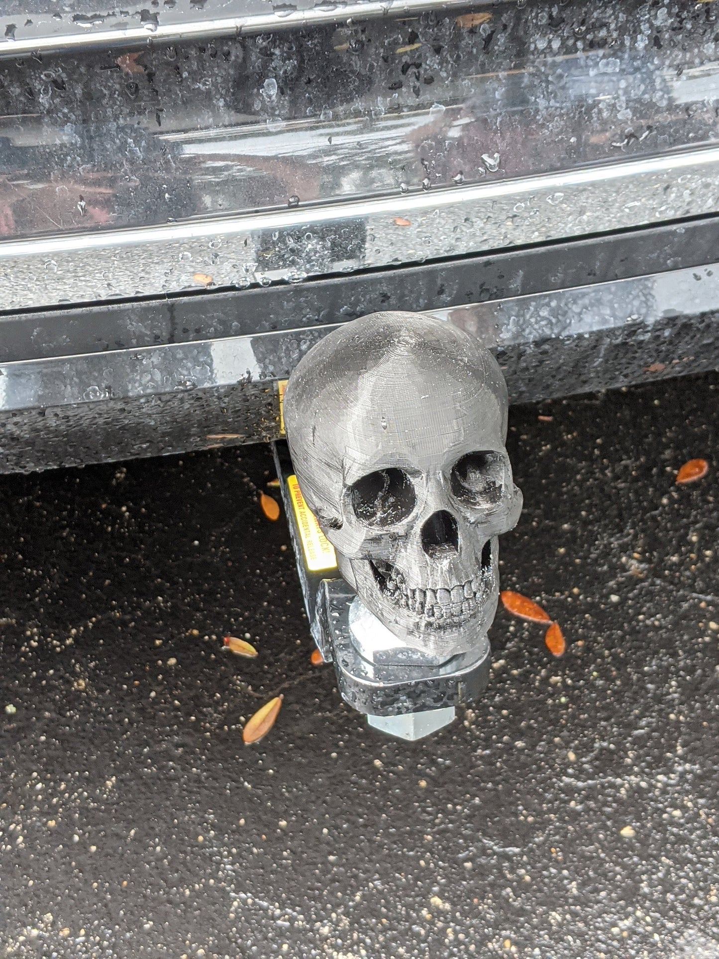 Skull Trailer Tow hook ball  hitch cover