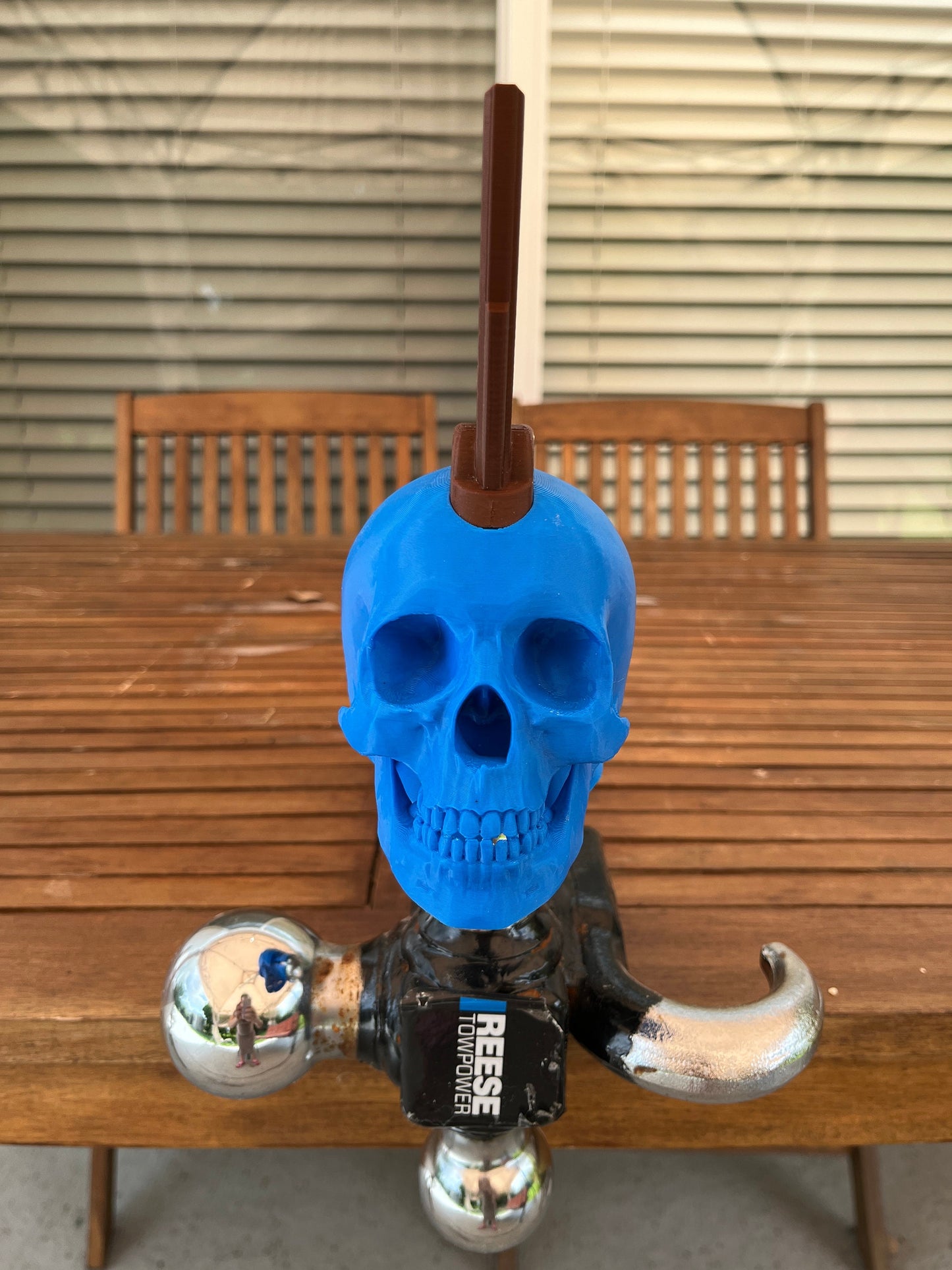 Guardian of the galaxy, Yondu inspired Skull Trailer Tow hook ball  hitch cover