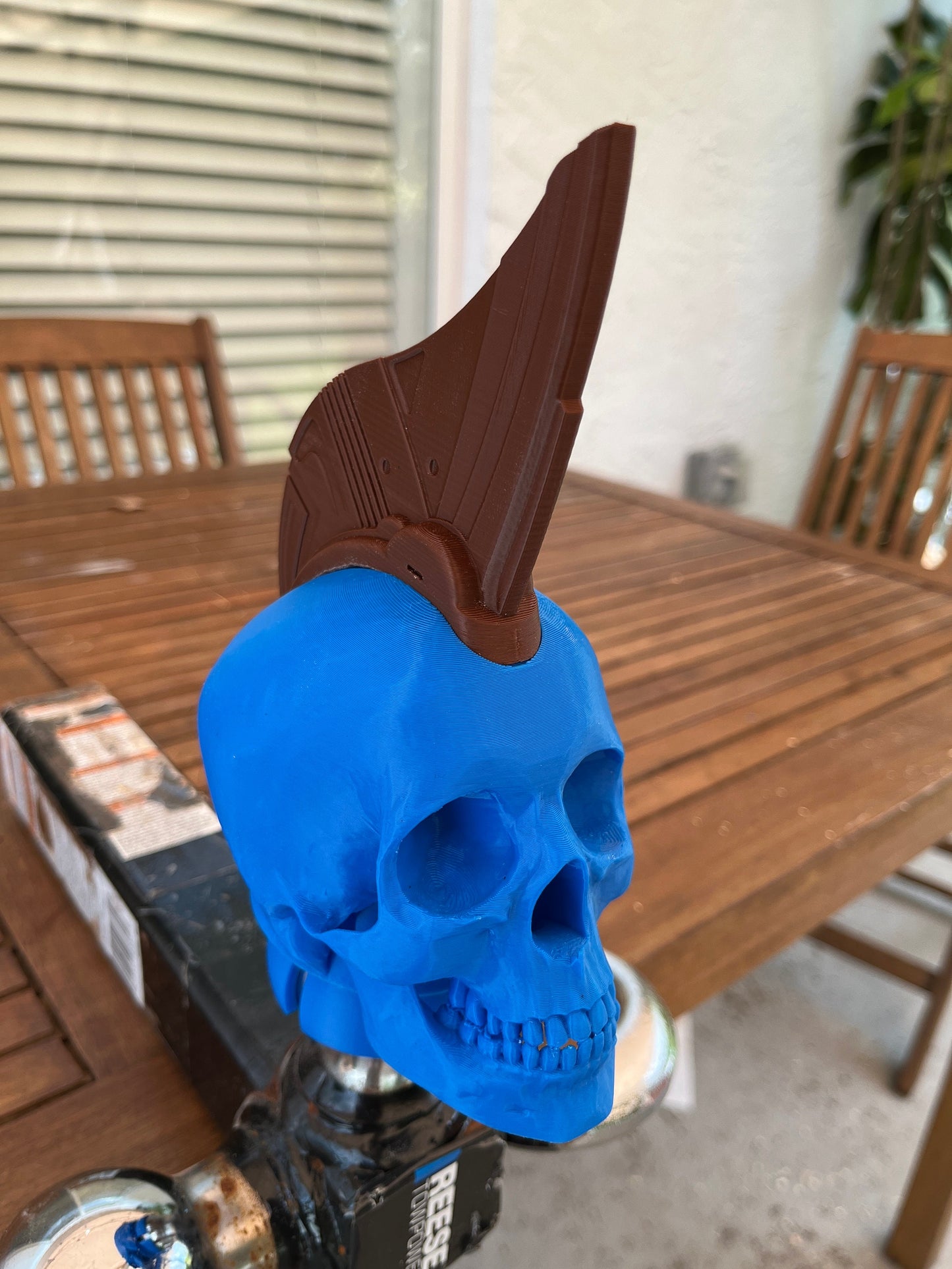 Guardian of the galaxy, Yondu inspired Skull Trailer Tow hook ball  hitch cover