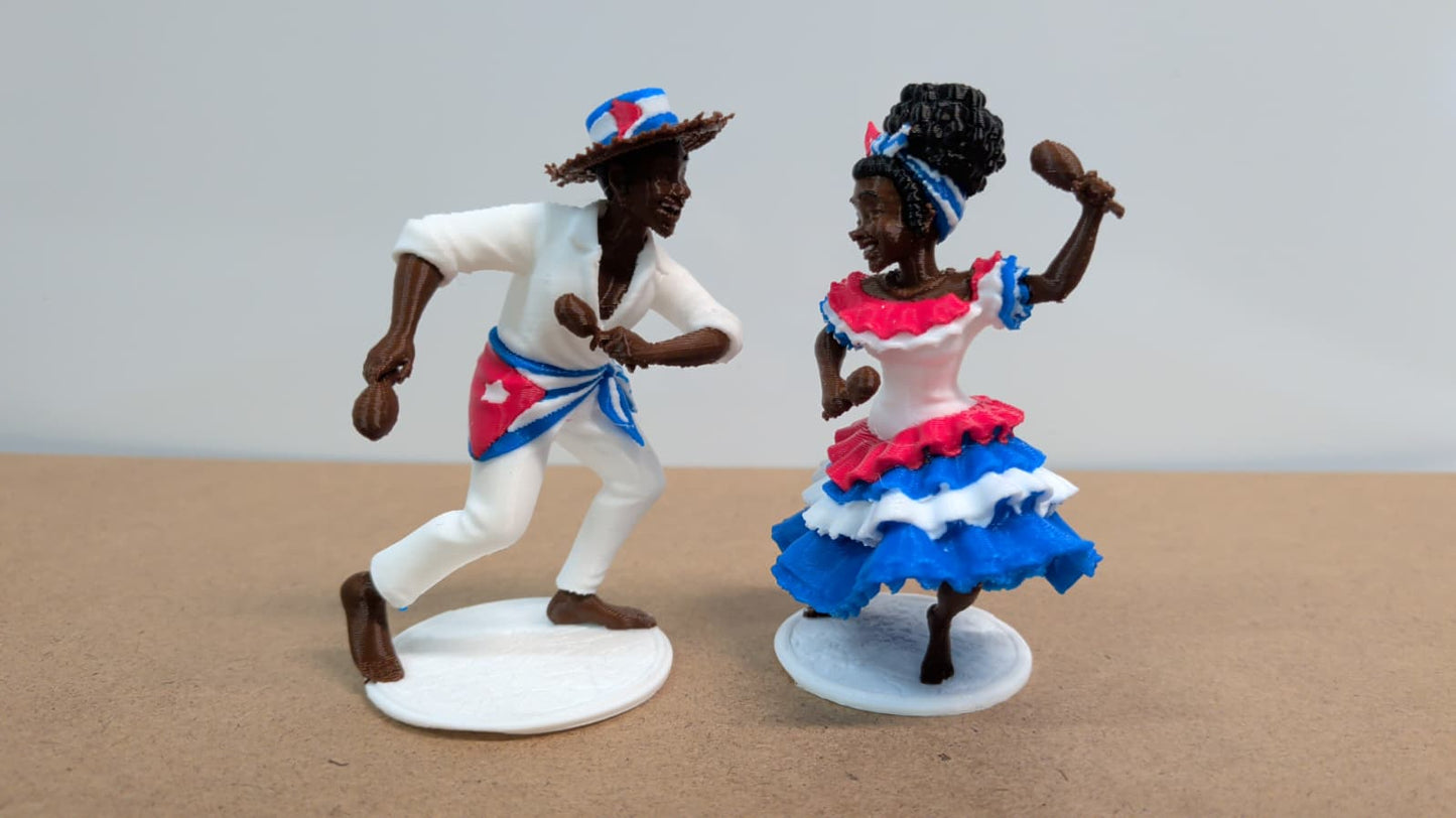 Rumba Dancer Couple