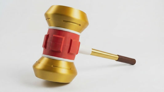 Amy Rose's hammer from Sonic 3D printed, improved version (Medium Size)