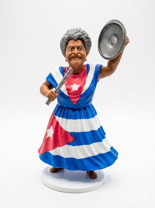 Cuban Crafts Old Cuban woman